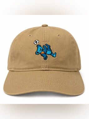 Talisman & Co Grateful Dead Bear Soccer Khaki Tan hat
